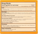 HERBION NATURALS: Cough Drops Orange No Sugar, 18 tb