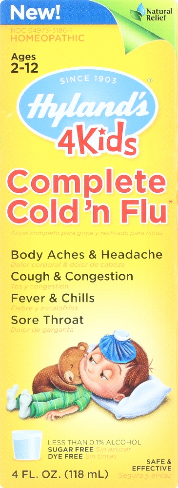HYLANDS HYLAND'S: 4 Kids Complete Cold 'N Flu, 4 oz
