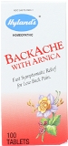 HYLANDS HYLAND'S: Backache with Arnica Homeopathic Natural Relief, 100 Tablets
