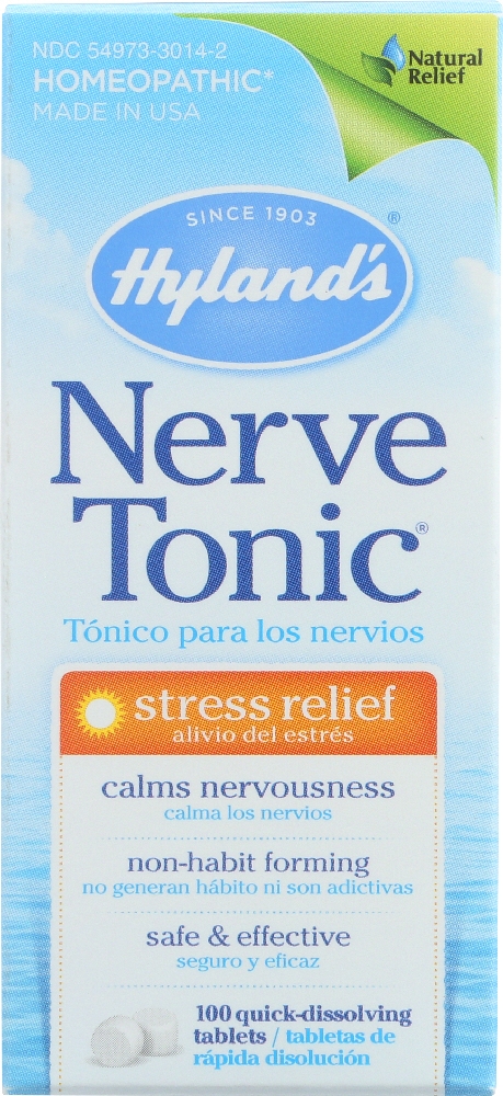 HYLANDS HYLAND'S: Nerve Tonic Stress Relief, 100 Tablets
