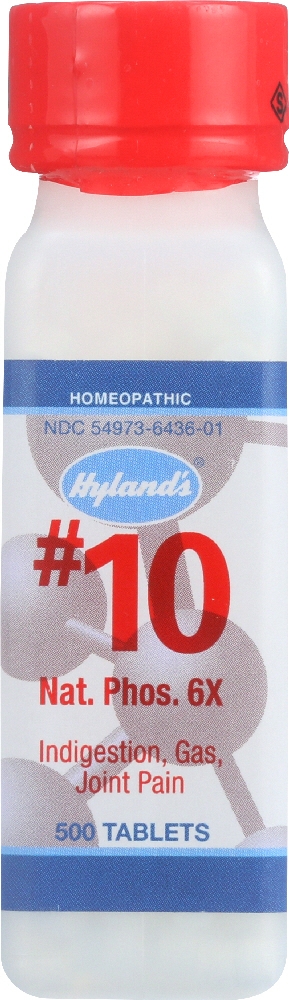 HYLANDS HYLAND'S: No.10 Natrum Phosporicum 6X, 500 Tablets