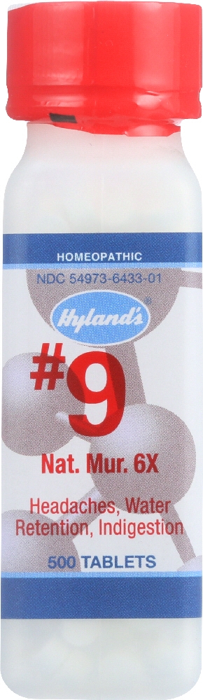 HYLANDS HYLAND'S: No.9 Natrum Muriaticum 6X, 500 Tablets
