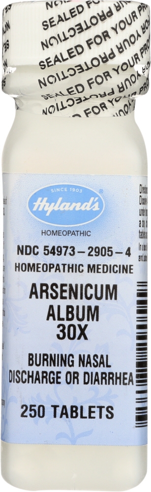 HYLANDS HYLAND: Arsenicum Album 30X, 250 tablets