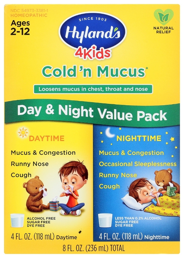 HYLAND: Kids Cold N Mucus Valupk, 8 oz