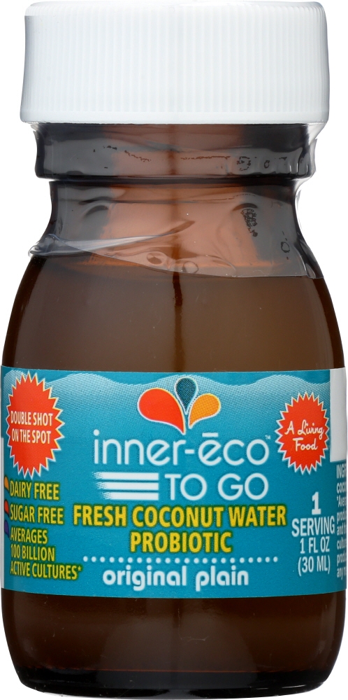 INNER-ECO: To Go Mega Probiotic Coconut Water Kefir Original, 1 Oz