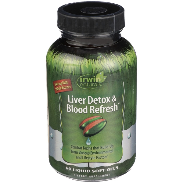 IRWIN NATURALS: Liver Detox Blood Refresh, 60 sg