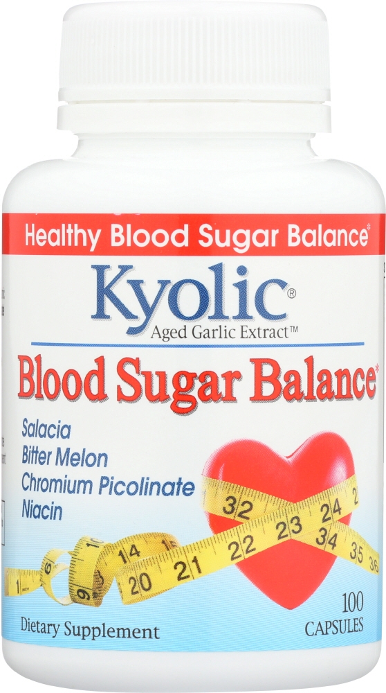 KYOLIC: Aged Garlic Extract Blood Sugar Balance, 100 capsules