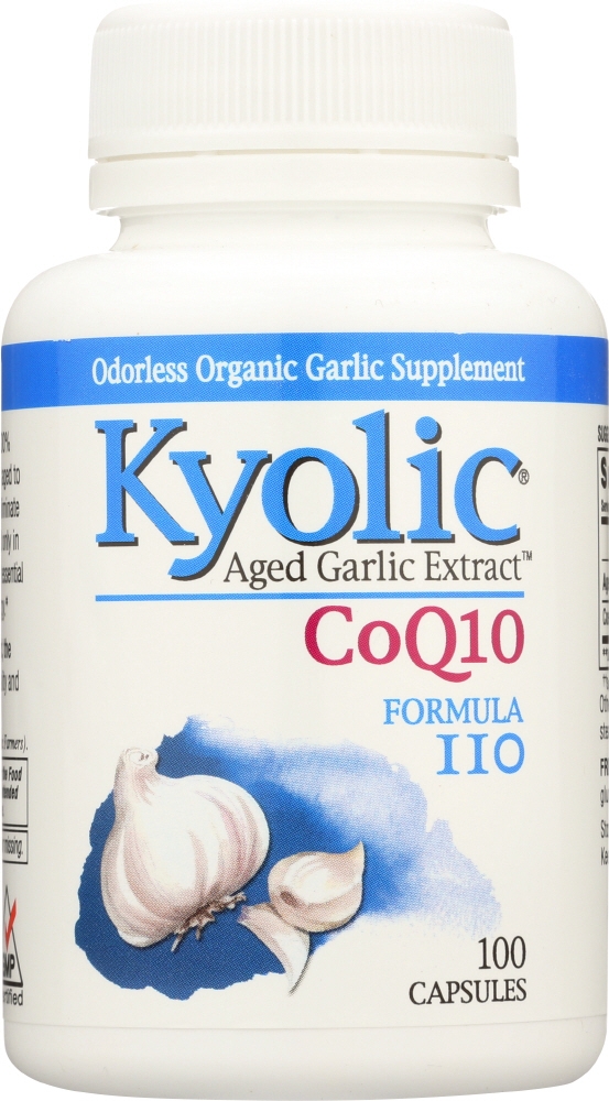 KYOLIC: Aged Garlic Extract CoQ10 Formula 110, 100 Capsules