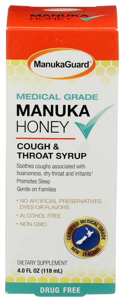 MANUKAGUARD: Cough Throat Syrup, 4 oz