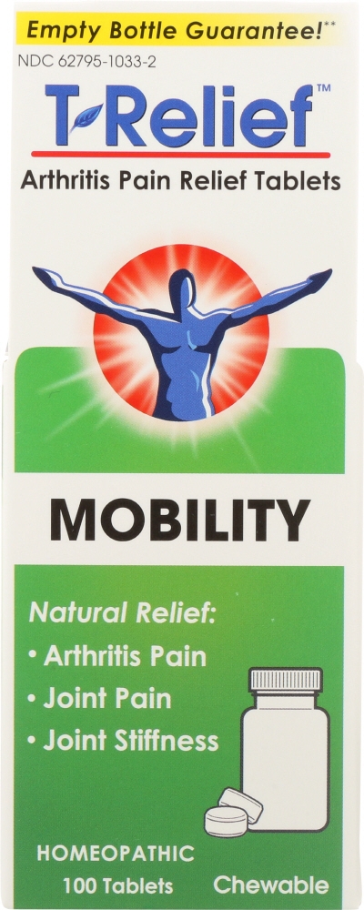 T-RELIEF MEDINATURA: T-Relief Arthritis Pain Relief Tablets, 100 tablets