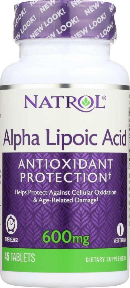 NATROL: Alpha Lipoic Acid 600 mg, 45 tb
