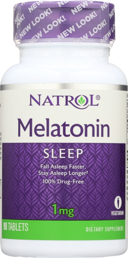 NATROL: Melatonin 1 mg, 90 tb