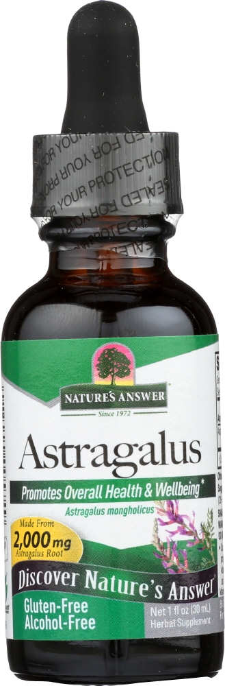 NATURES ANSWER NATURE'S ANSWER: Astragalus Alcohol Free 2,000 Mg, 1 Oz