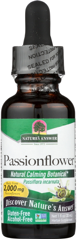 NATURES ANSWER NATURE'S ANSWER: Passionflower Alcohol-Free 2,000 Mg, 1 Oz