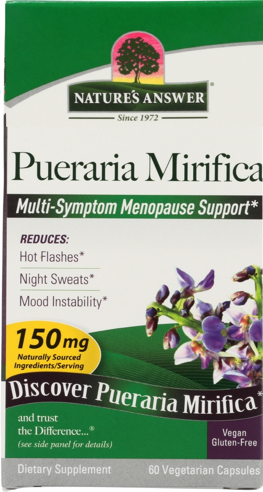 NATURES ANSWER NATURE'S ANSWER: Pueraria Mirifica 150 Mg, 60 Veggie Caps