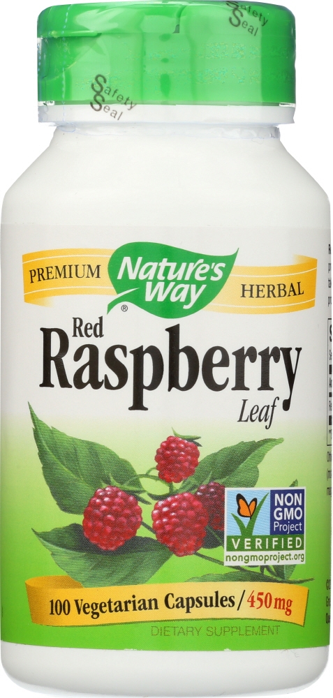 NATURES WAY NATURE'S WAY: Red Raspberry Leaf 450 Mg, 100 Capsules