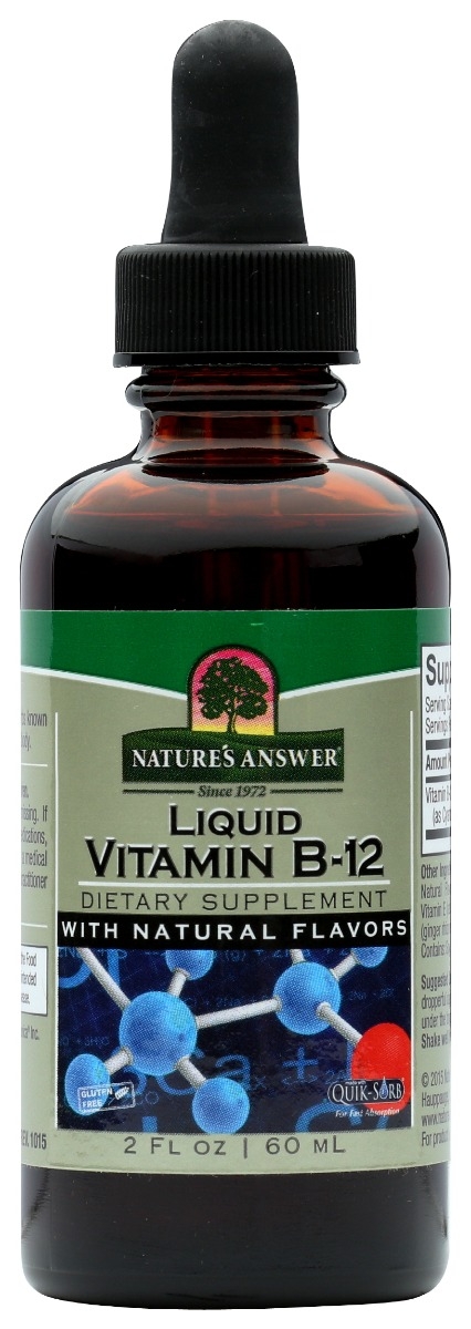 NATURE'S ANSWER NATURES ANSWER: Liquid Vitamin B-12, 2 oz