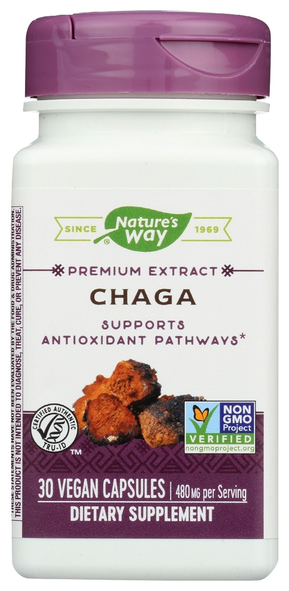 NATURES WAY: Chaga Antioxidant, 30 vc