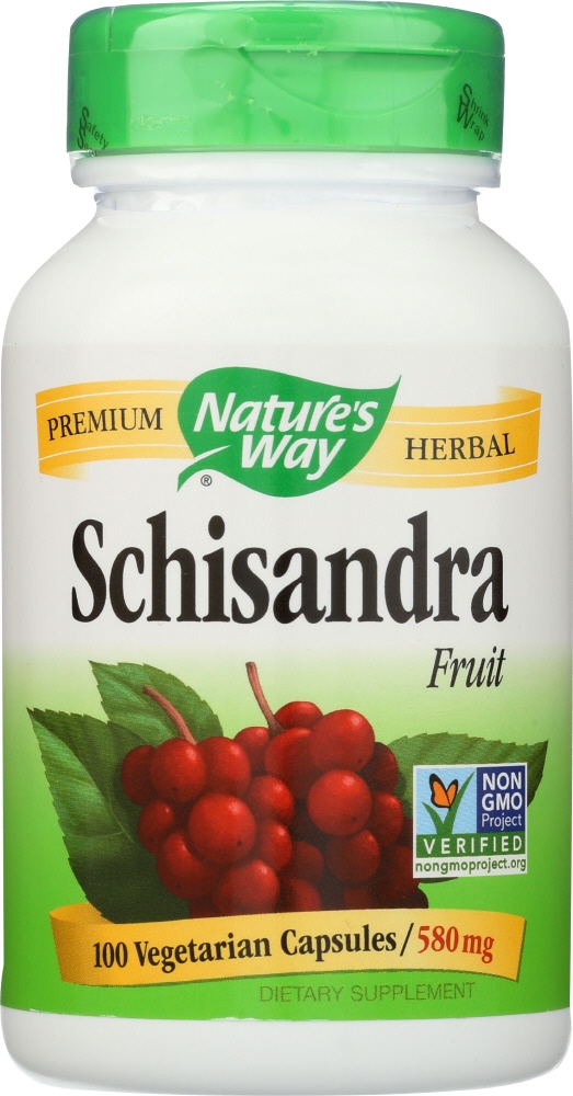 NATURES WAY: Schisandra Fruit 100 Vegetarian, 100 cp