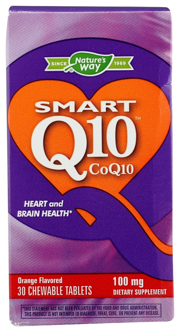 NATURE'S WAY NATURES WAY: Smart Q10 Coq10 100Mg Orn, 30 tb