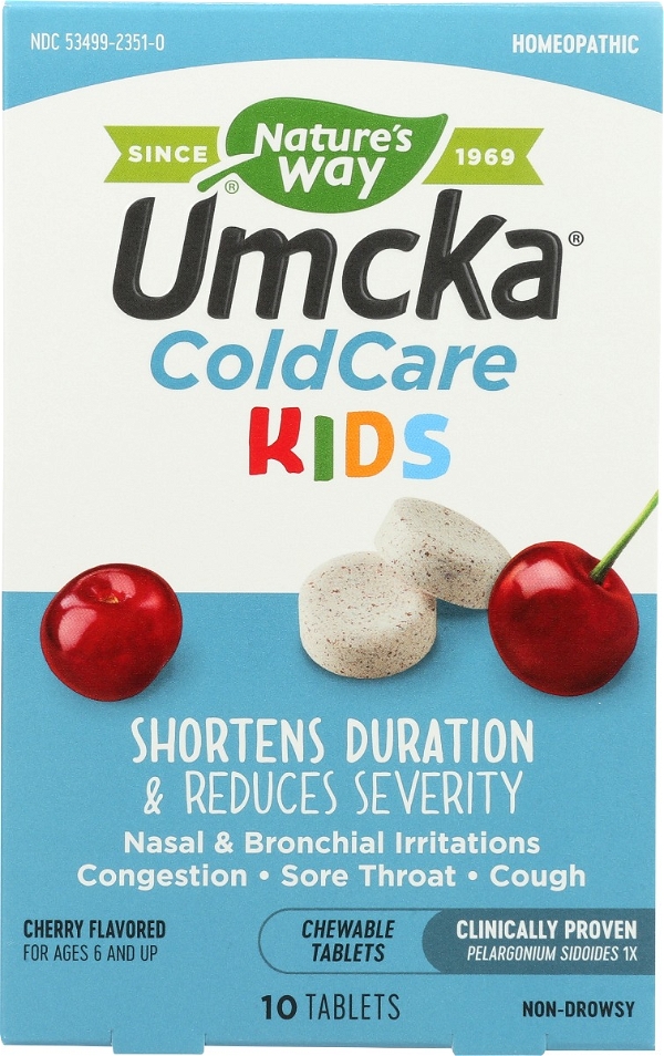NATURES WAY: Umcka Cherry Coldcare Kids, 10 tb
