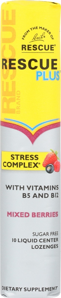 NELSON BACH: Rescue Plus Mixed Berries Stress Complex, 10 pc