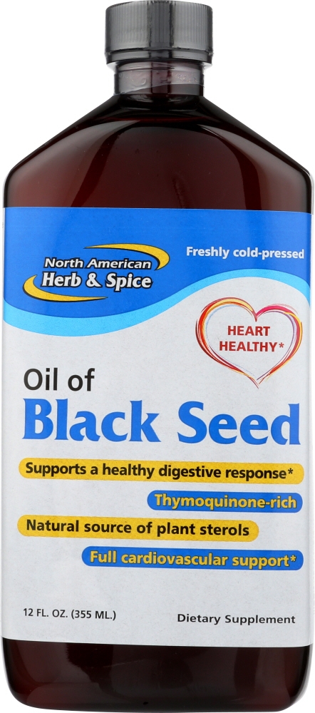 NORTH AMERICAN HERB & SPICE NORTH AMERICAN HERB: Oil of Black Seed, 12 fo