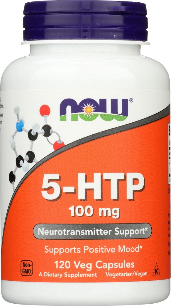 NOW: 5-HTP 100 mg Neurotransmitter Support, 120 vc