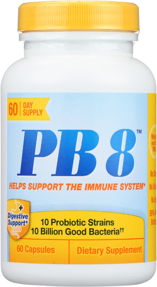 NUTRITION NOW: Pb 8 Probiotic Immune Support Supplement, 60 capsules