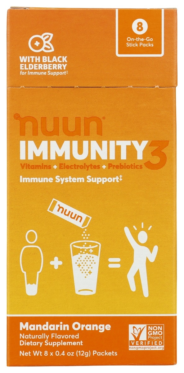 NUUN: Immunity 3 Pkt Orange, 8 pk