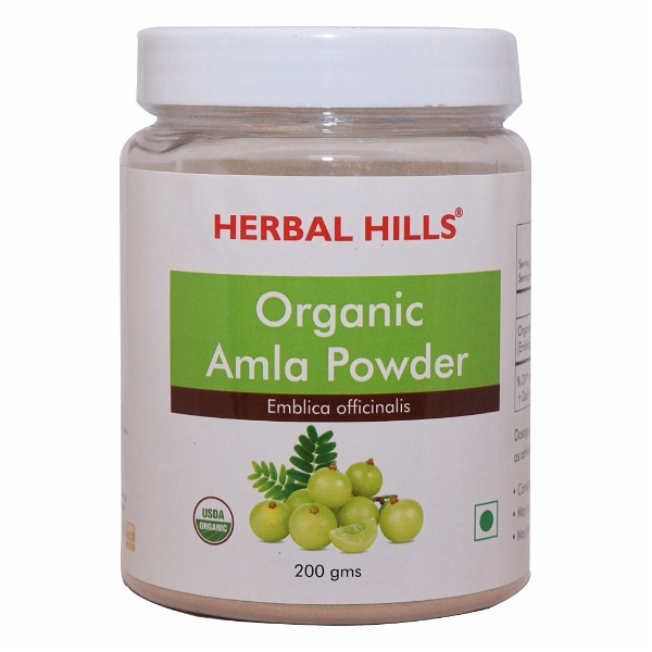 Herbal Hills Organic Amla Powder 200 gms