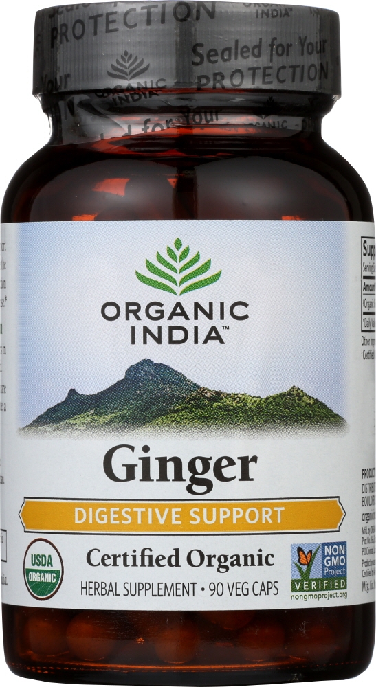 ORGANIC INDIA: Digestive Aid Ginger, 90 cp
