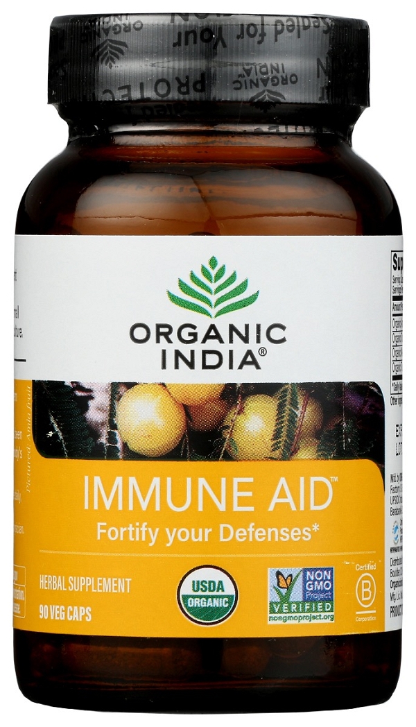 ORGANIC INDIA: Immune Aid Cp, 90 cp