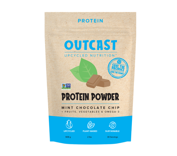 OUTCAST FOODS: Plant Protein Choc Mint, 908 gm