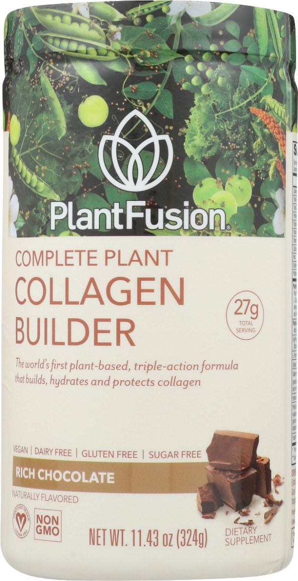 PLANTFUSION: Collagen Chocolate Buildr, 11.42 oz