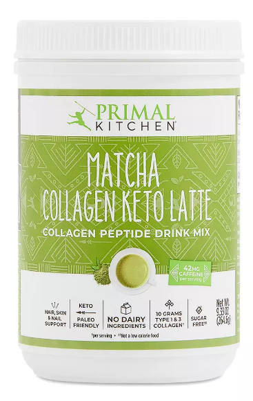 Primal Kitchen PRIMAL KITCHEN: Matcha? ?Collagen? ?Keto? ?Latte? Drink Mix, 9.33 oz