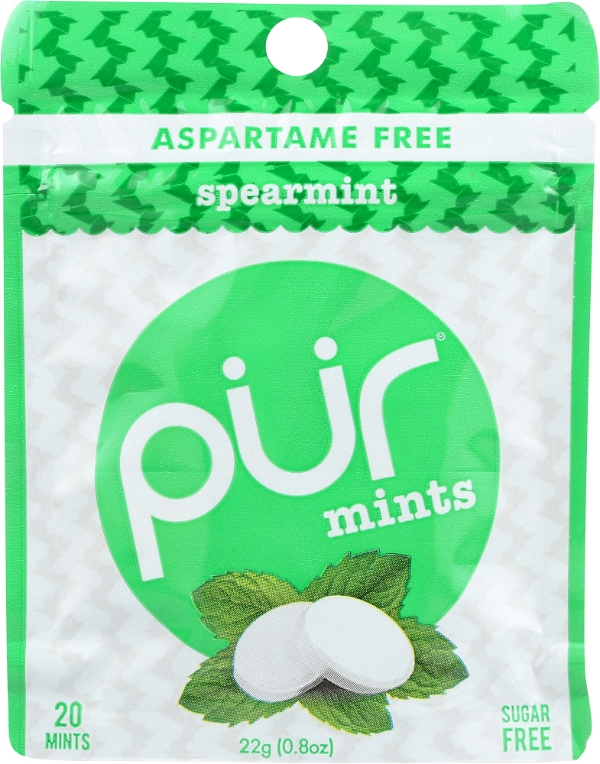 PUR GUM PUR: Spearmint Mints, 0.8 oz