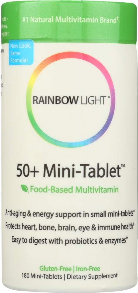 RAINBOW LIGHT: 50+ Mini-Tablet, 180 Mini-Tablets