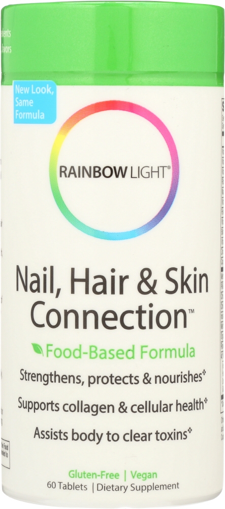 RAINBOW LIGHT: Nail Hair & Skin Connection, 60 tb