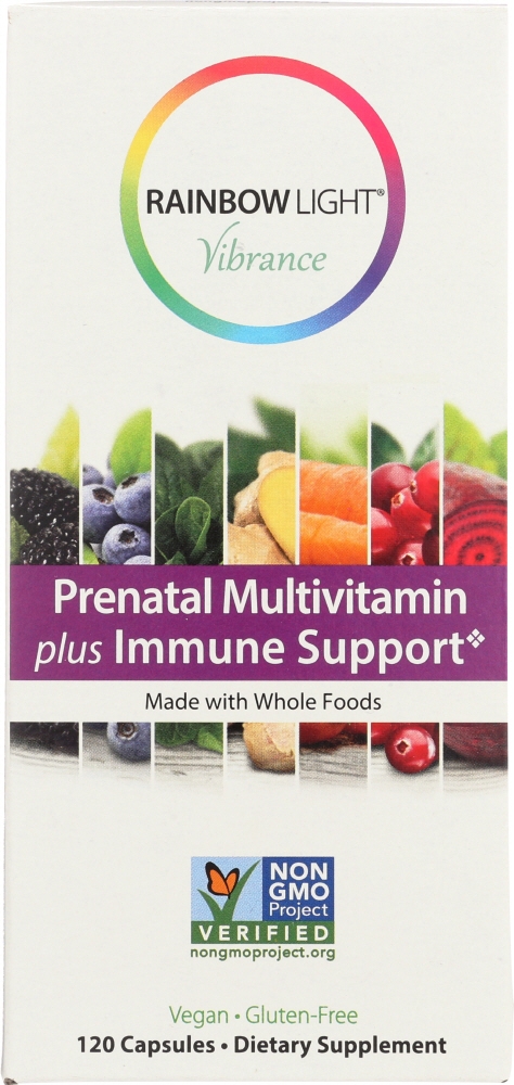 RAINBOW LIGHT VIBRANCE: Prenatal Multivitamin Plus Immune Support, 120 cp