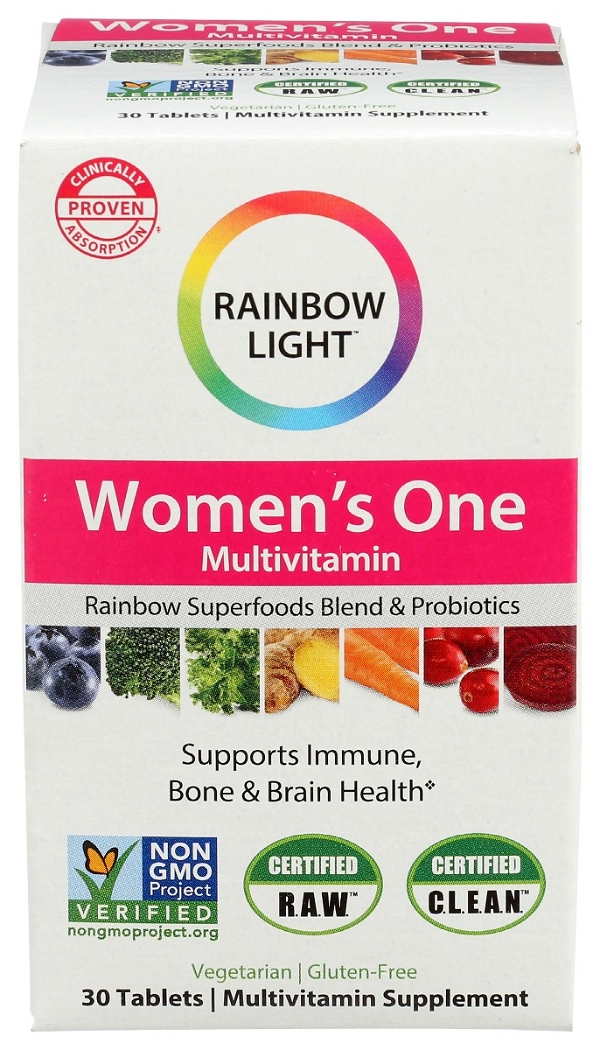 RAINBOW LIGHT VIBRANCE: Womens One Multivitamin, 30 cp