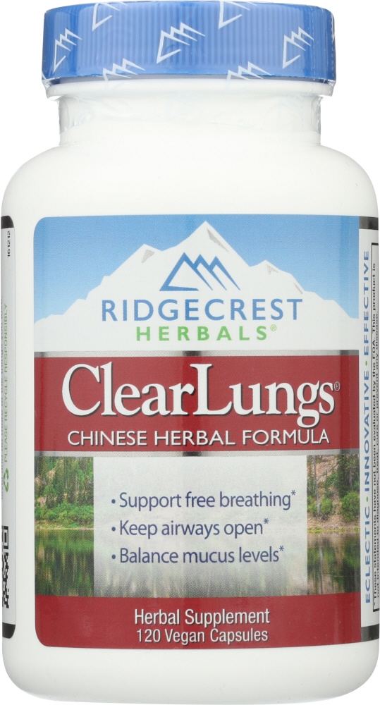 RIDGECREST HERBALS RIDGECREST HERBAL: ClearLungs Chinese Herbal Formula, 120 vc