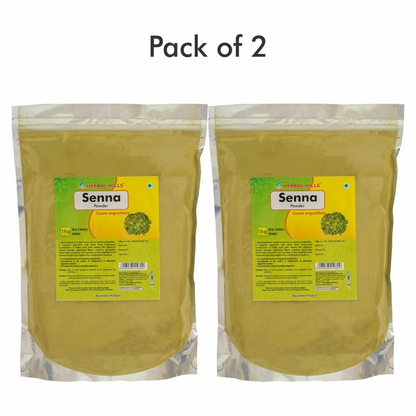 Senna powder - 1kg - Pack of 2 - 2.200