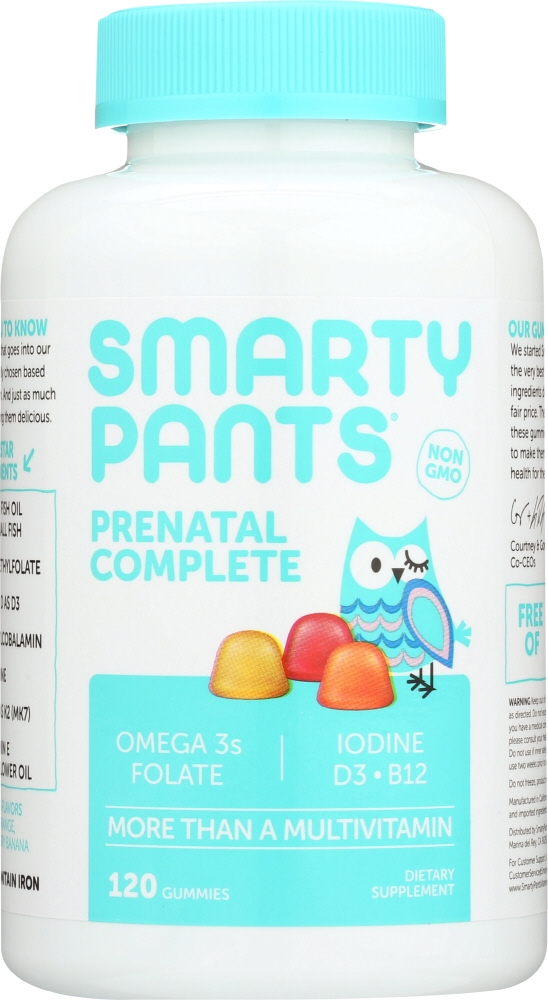 SMARTY PANTS SMARTYPANTS: Prenatal Multi Omega 3 D Methylfolate, 120 pc