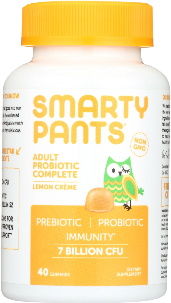 SMARTY PANTS SMARTYPANTS: Probiotic Adult Lemon Creme, 40 pc