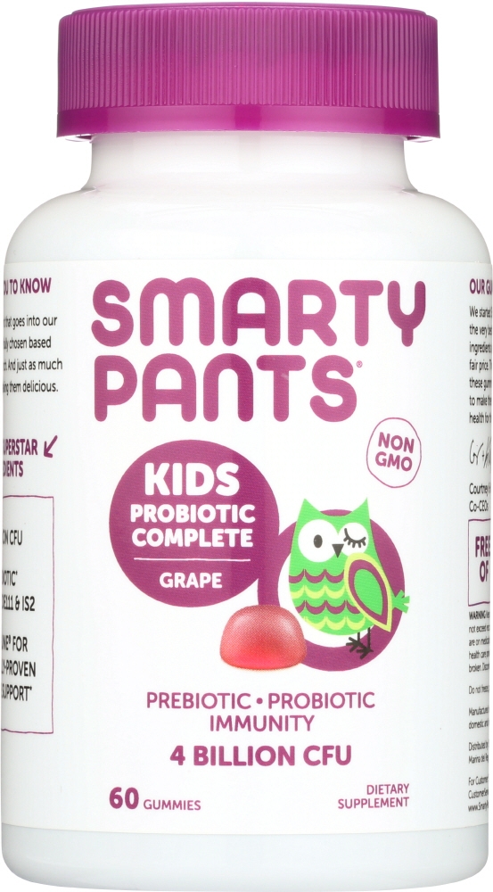 SMARTY PANTS SMARTYPANTS: Probiotic Kids Grape, 60 pc
