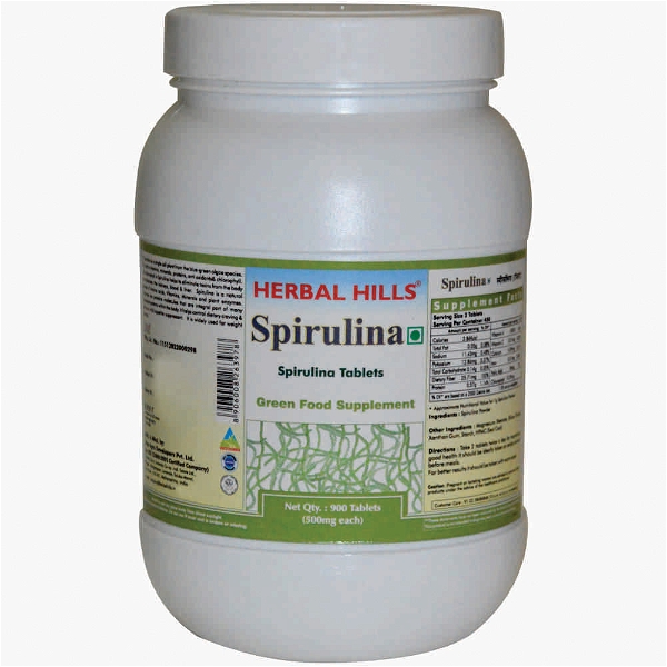 Spirulina - Value Pack 900 Tablets - 0.800
