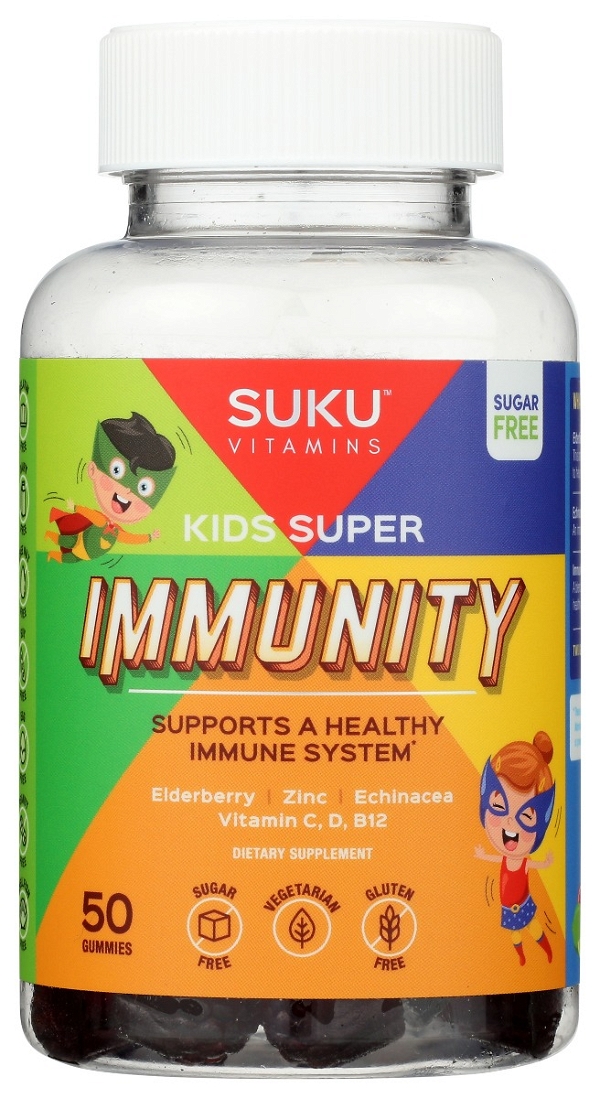 SUKU VITAMINS: Kids Immunity Gummy, 50 pc