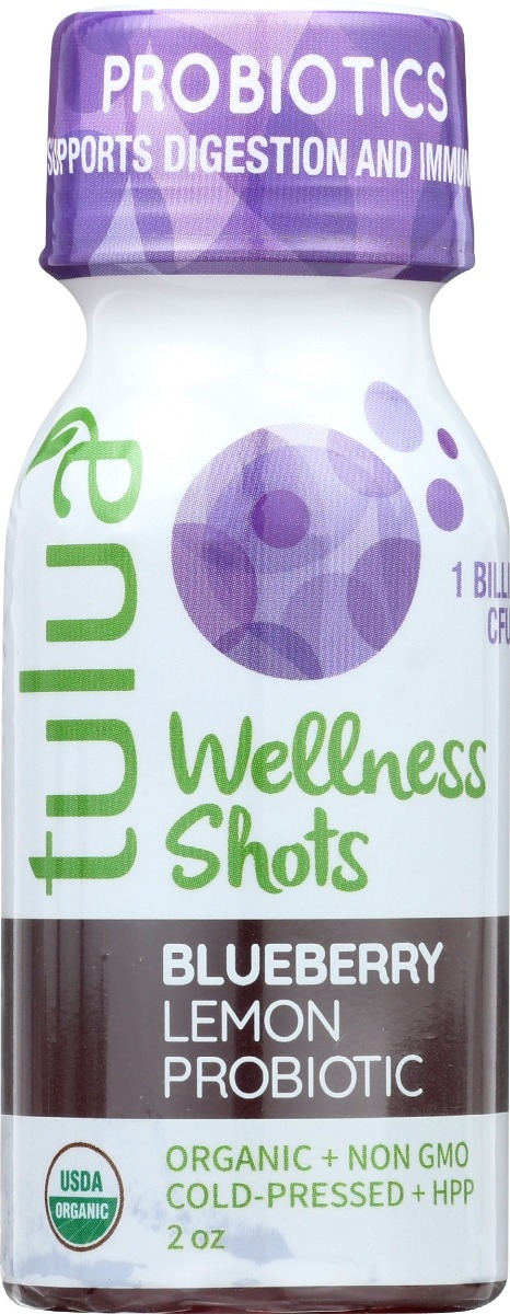 TULUA: Blueberry Lemon Probiotic Shot, 2 oz