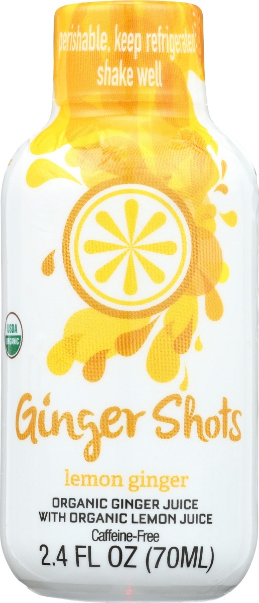TULUA: Ginger Shots Lemon Ginger, 2 oz